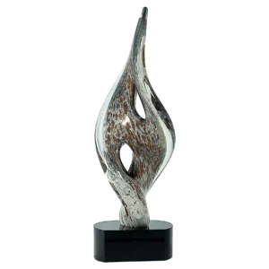 15" Spire Twist Art Glass