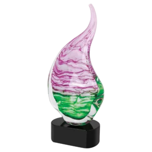 15 1/2" Pink/Green