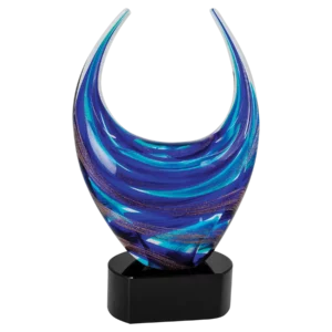 12" Blue/Gold Dual Rising