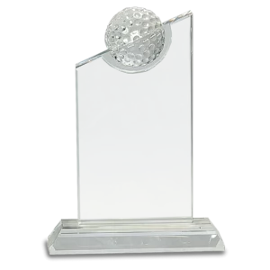 Clear Crystal with Inset Crystal Golf Ball