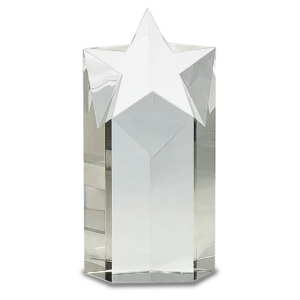 Clear Crystal Star Column