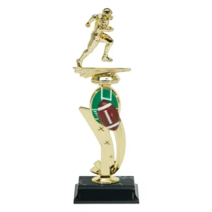 Color Scene Assembled Trophy Football