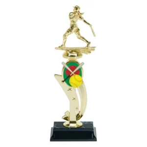 Color Scene Assembled Trophy Softball
