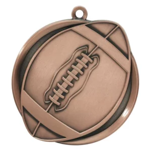 Mega Medal Football 2 1/4"