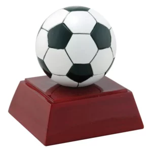 Resin Color Sculpture Soccer