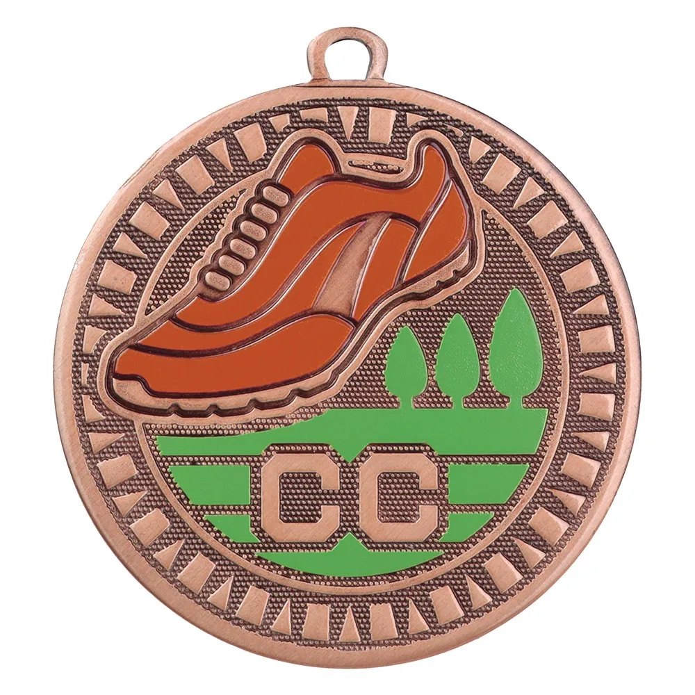Cross Country 2 3/8" Medal