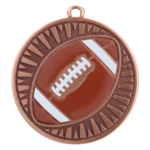 Football 2 3/8" Medal