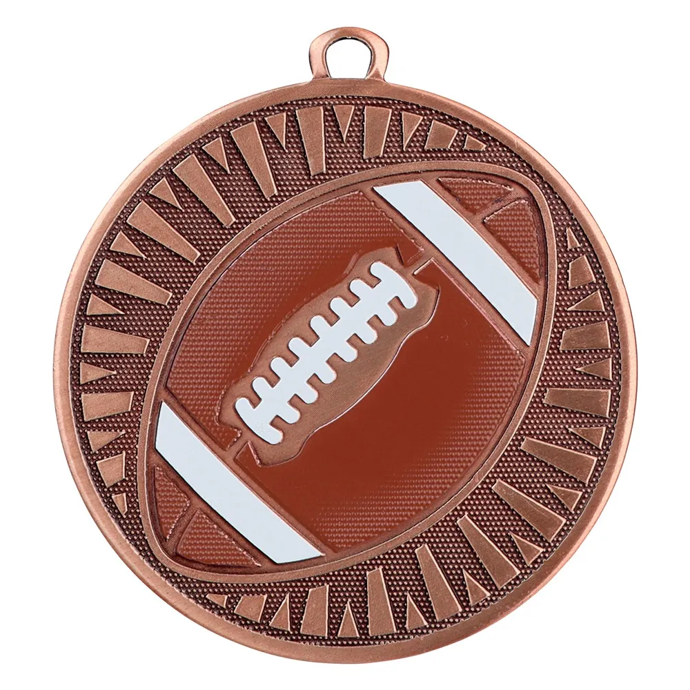 Football 2 3/8" Medal