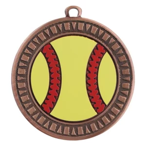 Softball 2 3/8" Medal