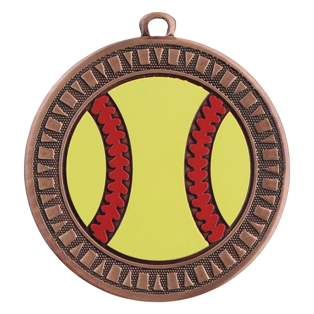 Softball 2 3/8" Medal