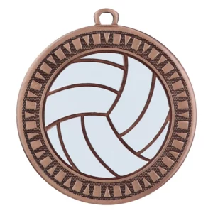 Volleyball 2 3/8" Medal
