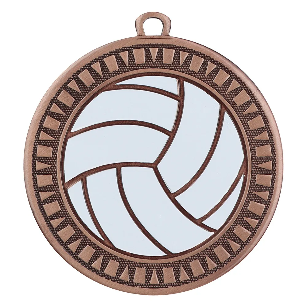 Volleyball 2 3/8" Medal